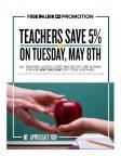 Food Lion Celebrates Teachers With 5% MVP Discount on Teacher Appreciation Day, Tuesday, May 8 (Photo: Business Wire)